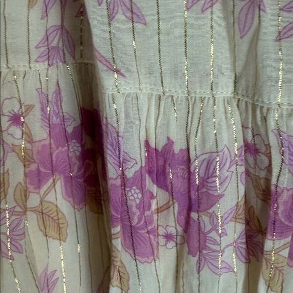 NWT Spell & the Gypsy Coco Lei Midi Maxi Skirt in Floral Lilac - Picture 6 of 11